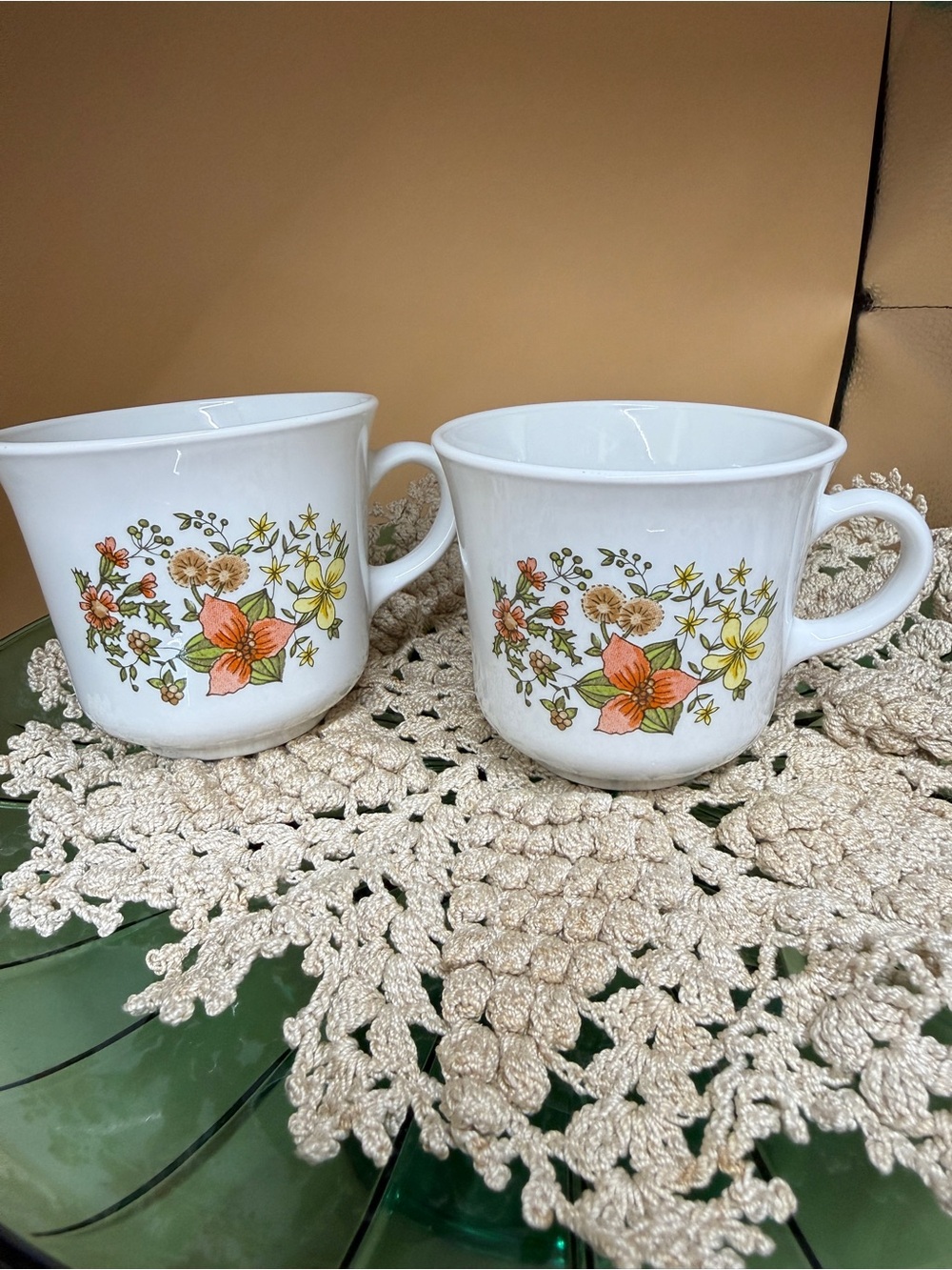 Vintage Corelle Indian Summer Coffee Mugs (Set of 2) - Corning USA